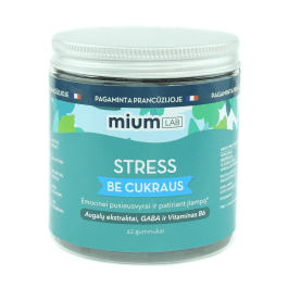 MIUM Lab Maisto papildas STRESS. Be cukraus. Guminukai, N42