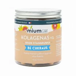 MIUM Lab Maisto papildas Kolagenas VG. Be cukraus. Guminukai, N42