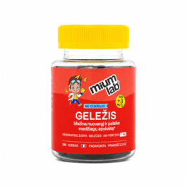 MIUM Lab Maisto papildai KIDS GELEŽIS. Be cukraus. Guminukai, N30