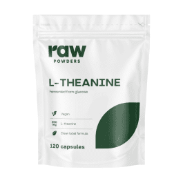 RAW POWDERS L - Teaninas 200 mg kapsulės, N120