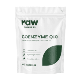 RAW POWDERS Kofermentas Q10 100 mg kapsulės, N60