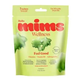MIMS Wellness guminukai su ašvaganda ir vitaminais B1, B6, 7 paketėliai