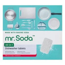 MR. SODA All-in-1 indaplovių tabletės su natūralios kilmės ingredientais, N30 x 20 g