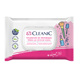 CLEANIC I LOVE MAKE UP makiažo valymo servetėlės, 30 vnt.
