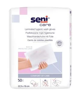 SENI CARE valymo pirštinės su apsaugine plėvele N50
