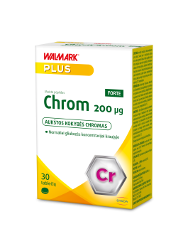 WALMARK Chrom Forte 200 µg tabletės N30