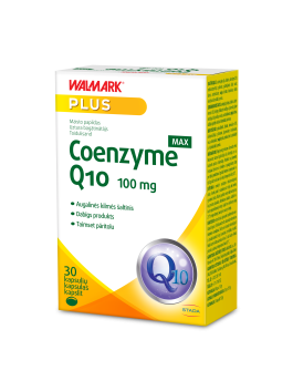 WALMARK Coenzyme Q10 MAX 100 mg kapsulės N30