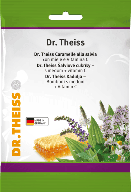 DR. THEISS šalavijų ir medaus ledinukai su vitaminu C 75 g