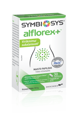 SYMBIOSYS ALFLOREX + kapsulės, N30