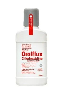 ORALFLUX CHLORHEXIDINE burnos skalavimo skystis 250 ml