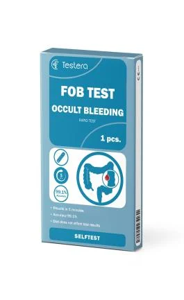 FOB testas (slaptam kraujavimui aptikti), 1 vnt. Testera