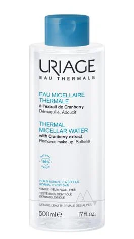 URIAGE, valomasis micelinis vanduo N/S veido odai, 500ml