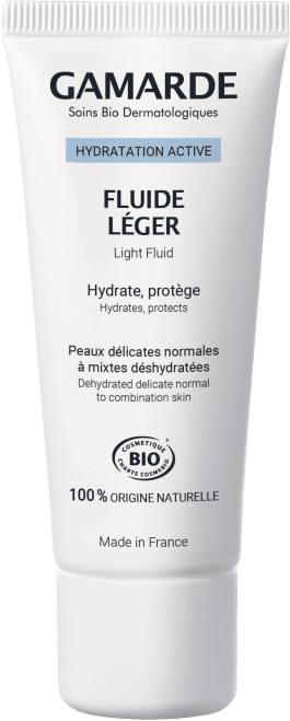 GAMARDE HYDRATATION ACTIVE LIGHT drėkinamasis veido fluidas, 40 g