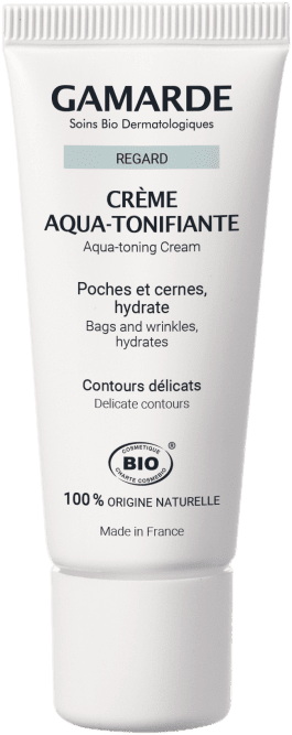 GAMARDE REGARD CREME AQUA TONIFIANTE paakių kremas, 20 g