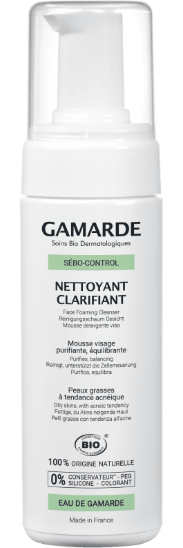 GAMARDE SEBO CONTROL valomosios veido putos, 160 ml