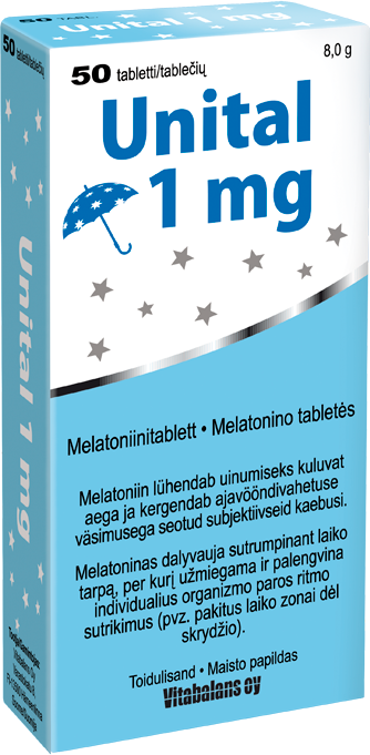 UNITAL 1mg melatonino N50