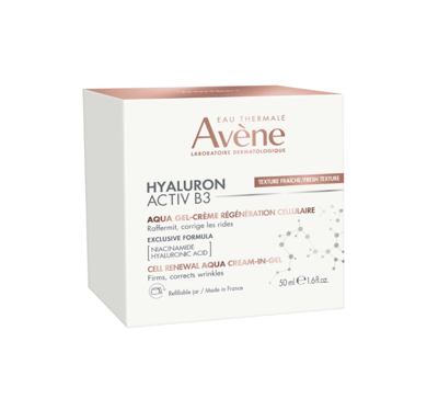 AVENE HYALURON ACTIVE B3 AQUA atkuriamasis lengvas veido kremas, 50ml