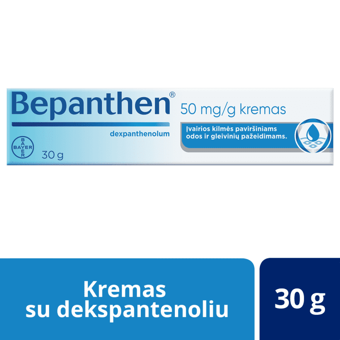 BEPANTHEN 50 mg/g kremas su dekspantenoliu, 30 g, N1