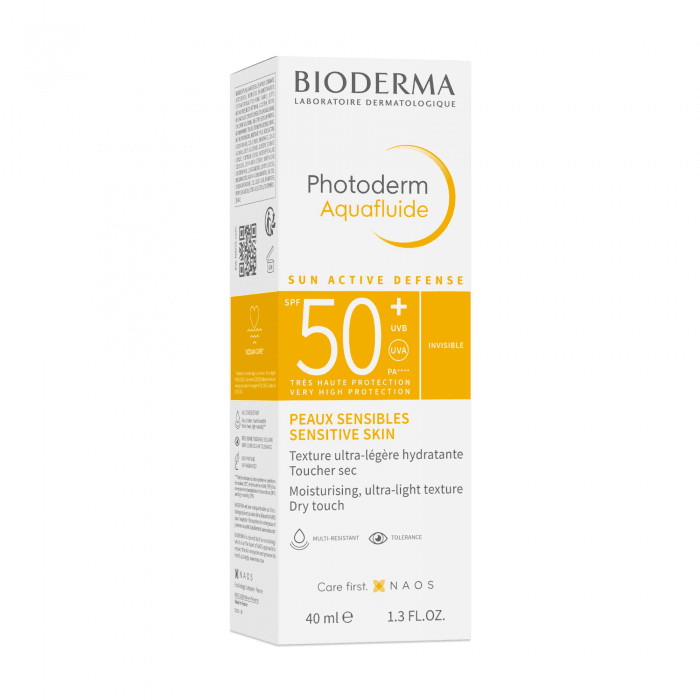 BIODERMA  apsauga nuo saulės visų tipų odai PHOTODERM AQUAFLUIDE SPF50+ , 40 ml