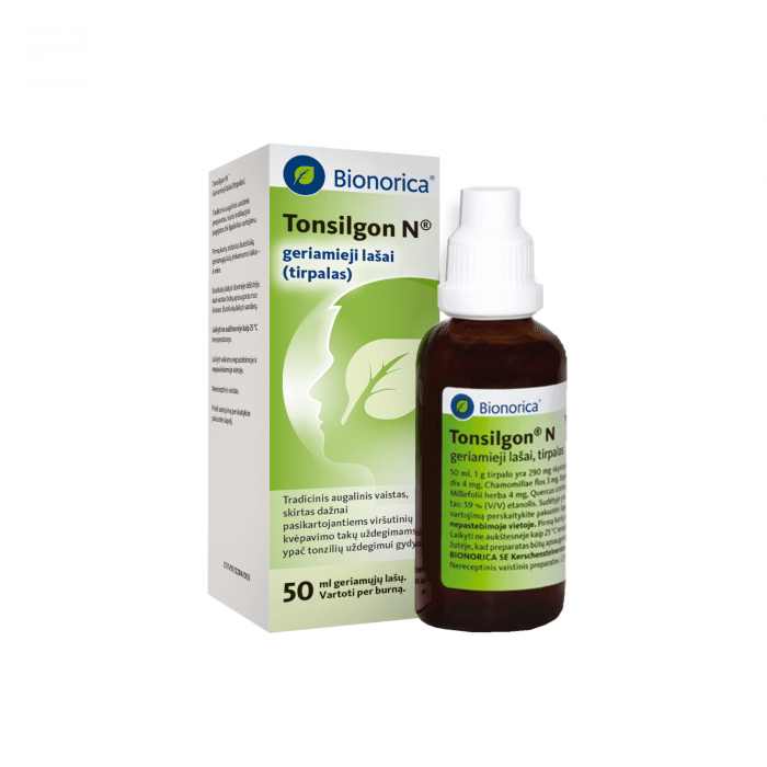 Tonsilgon N geriamieji lašai 50 ml