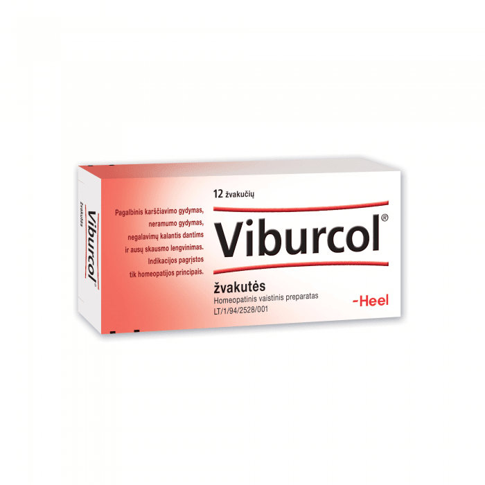 Viburcol žvakutės N12