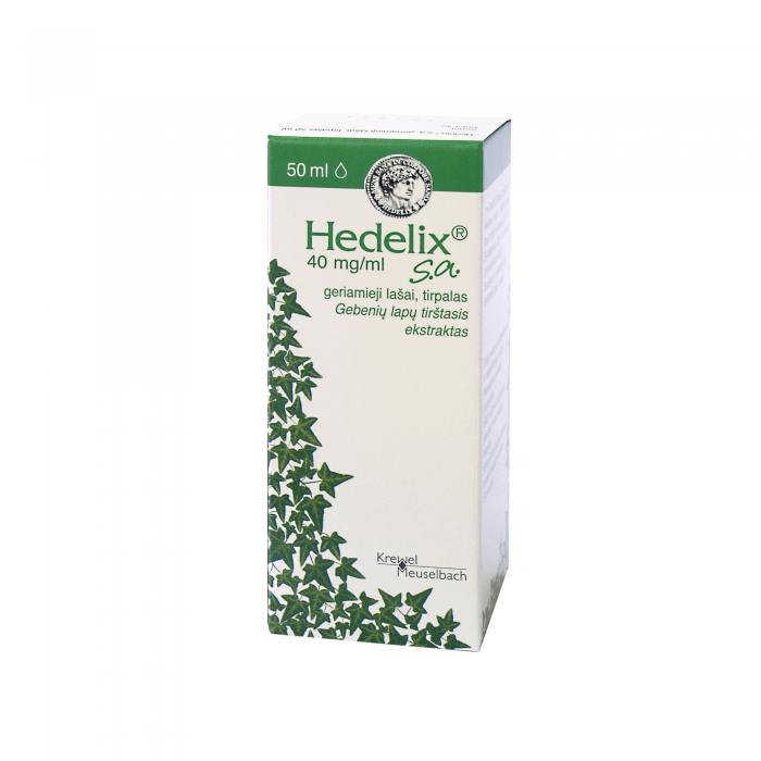 Hedelix s.a. 40 mg/ml geriamieji lašai 50 ml