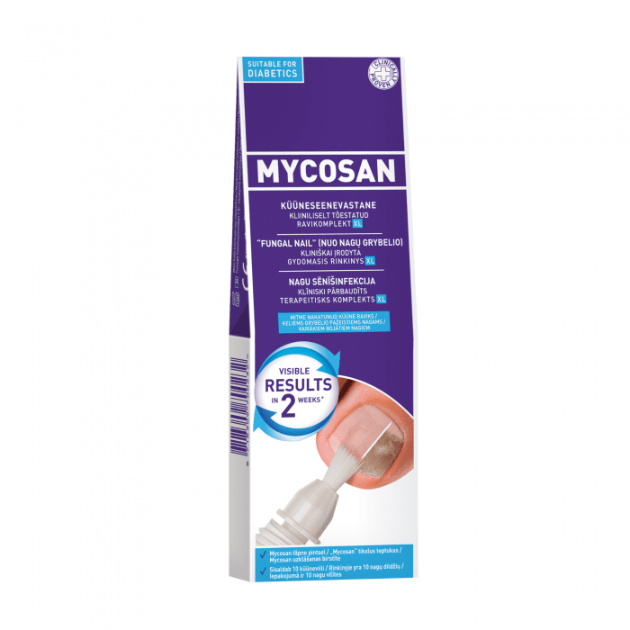 Mycosan 10 ml + 10 dildžių nagams N1