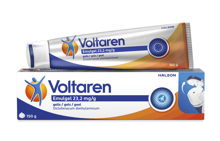 Voltaren Emulgel 23,2 mg/g gelis 150 g
