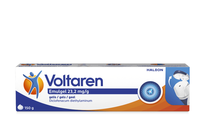 Voltaren Emulgel 23,2 mg/g gelis 150 g