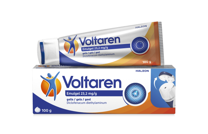 Voltaren Emulgel 23,2 mg/g gelis 100 g