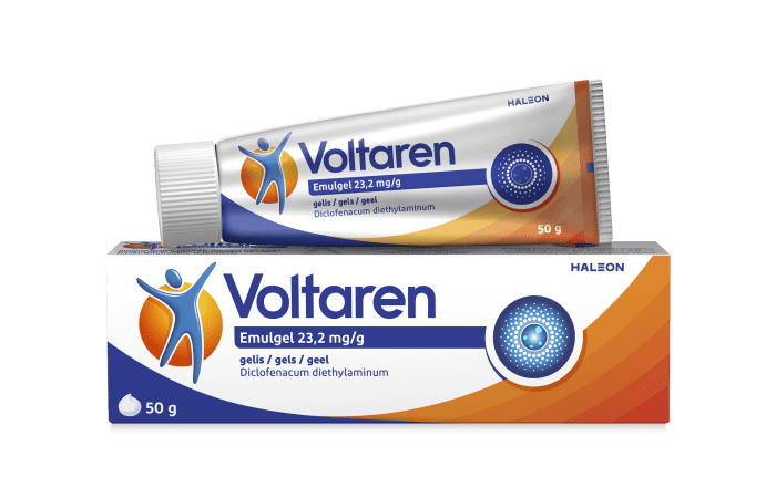 Voltaren Emulgel 23,2 mg/g gelis 50 g
