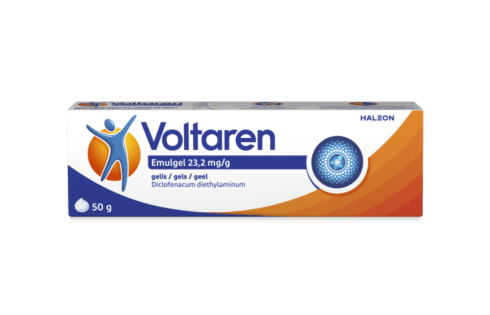 Voltaren Emulgel 23,2 mg/g gelis 50 g