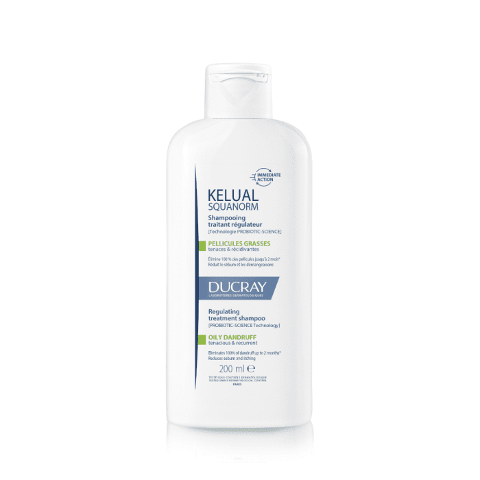 DUCRAY šampūnas nuo riebių pleiskanų SQUANORM 200 ml