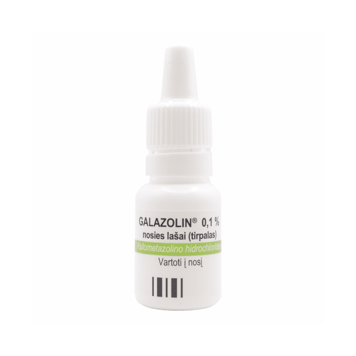 Galazolin 1 mg/ml nosies lašai 10 ml