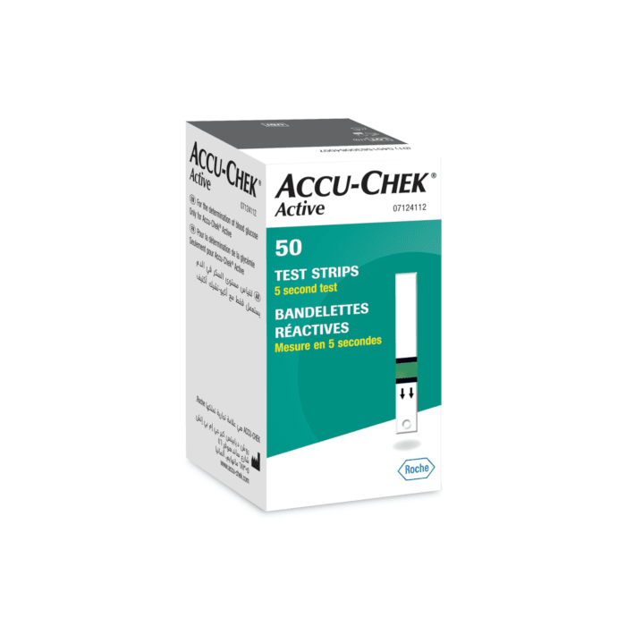 ACCU-CHEK diagnostinės juostelės ACTIVE N50