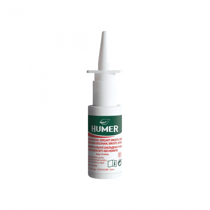 HUMER nosies purškalas nuo sinusito 15 ml