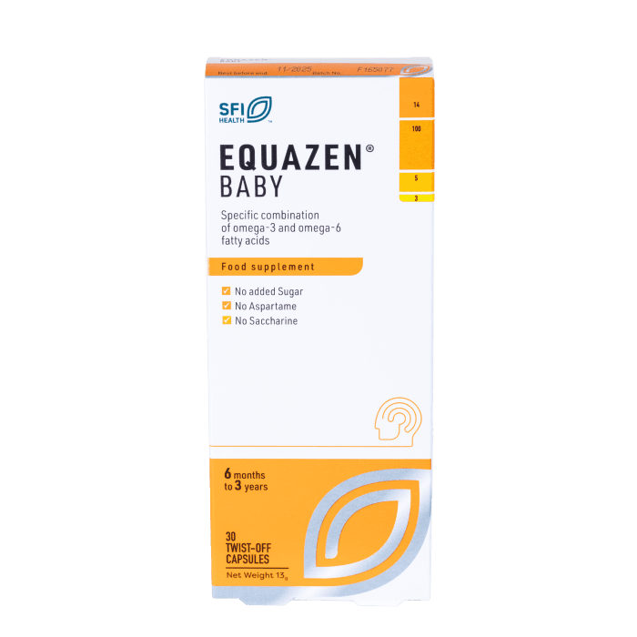 Equazen Eye Q Baby atsukamosios kapsulės kūdikiams N30