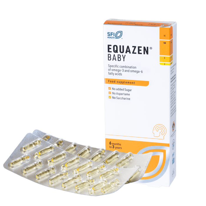 Equazen Eye Q Baby atsukamosios kapsulės kūdikiams N30