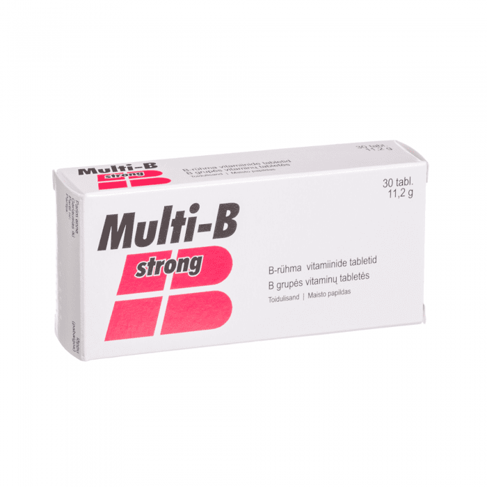 Multi-B Strong tabletės N30