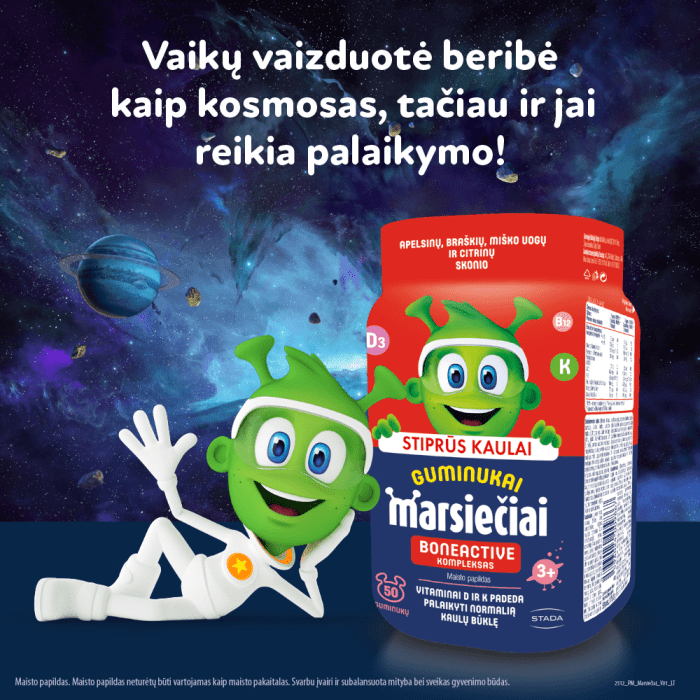 Marsiečiai BoneActive guminukai N50