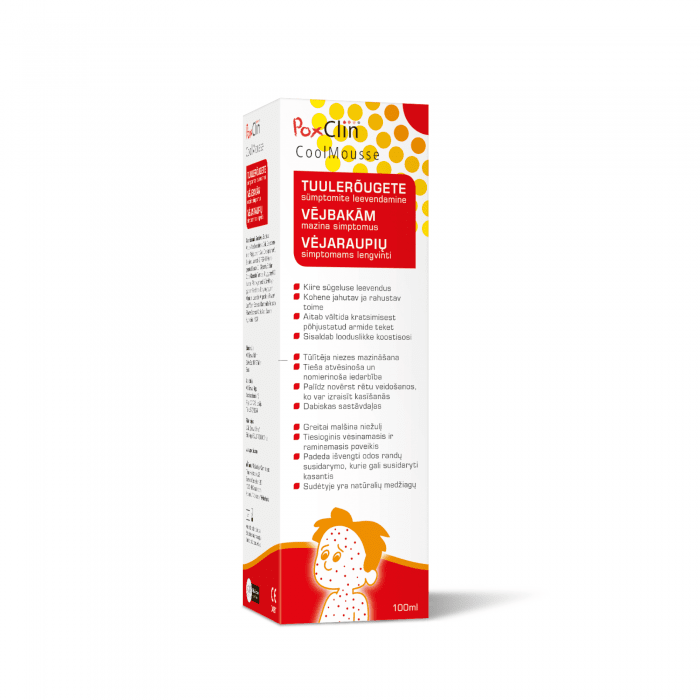 PoxClin Sensitive vėsinamosios putos 100 ml