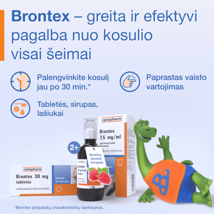 BRONTEX 7,5 mg/ml geriamieji lašai 100 ml