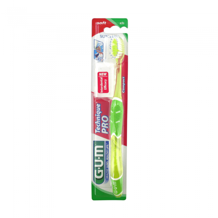 GUM minkštas dantų šepetėlis Technique PRO, N1