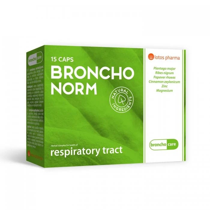 Bronchonorm Caps 15 kapsulių