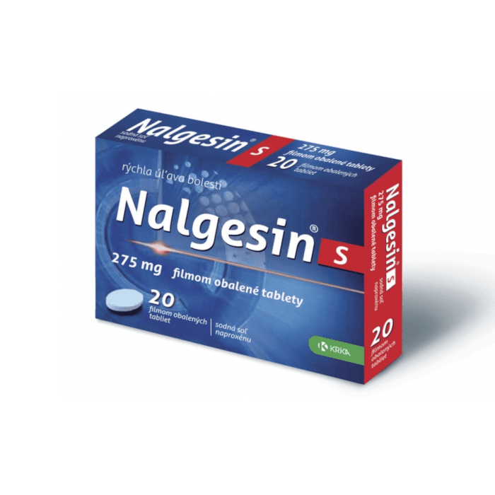 Nalgesin S 275 mg plėvele dengtos tabletės N20
