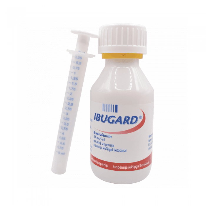 Ibugard  200 mg/5 ml geriamoji suspensija 100 ml