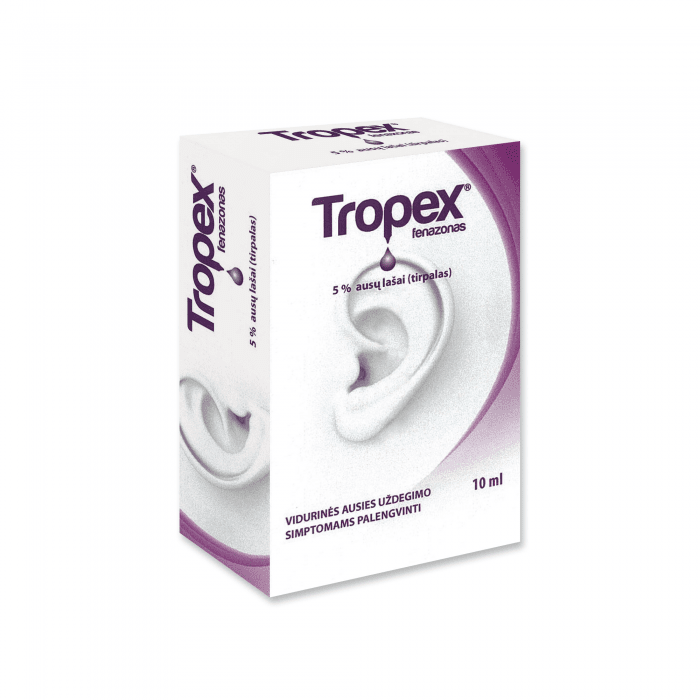 Tropex 50 mg/ml ausų lašai 10 ml