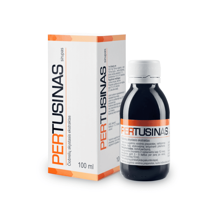Pertusinas 162,5 mg/ml sirupas 100 ml