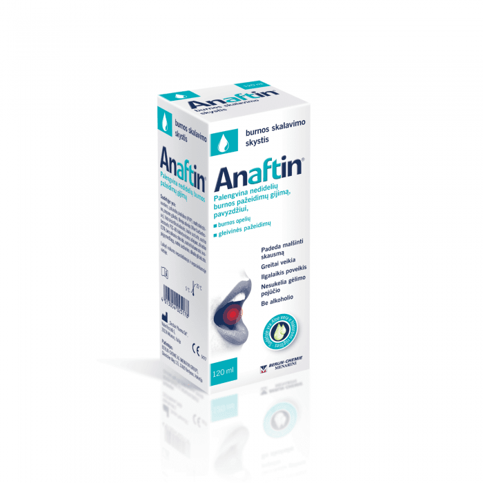 Anaftin burnos skalavimo skystis 120 ml