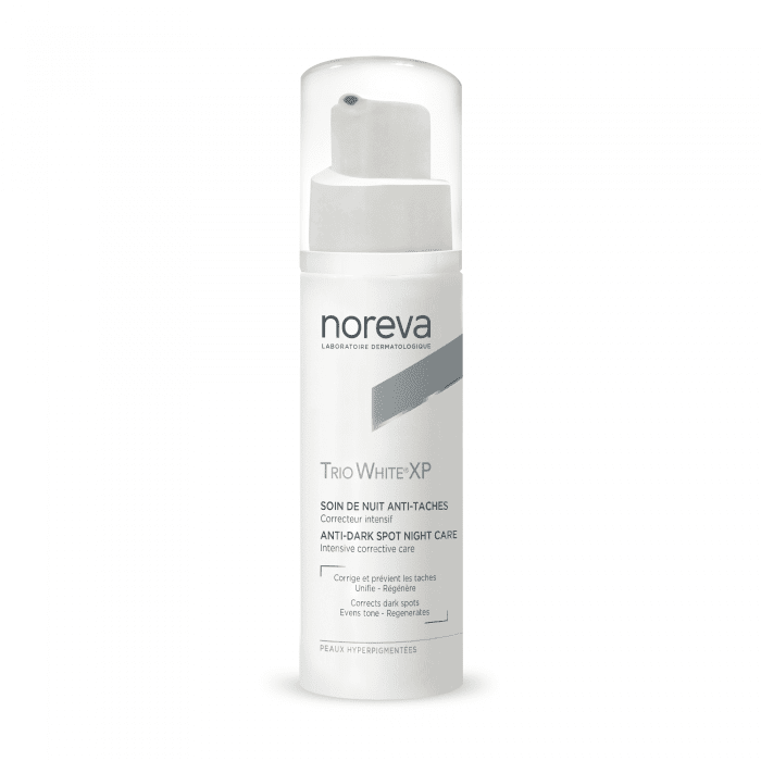 NOREVA naktinis pigmentines dėmes šalinantis kremas TRIO WHITE XP 30 ml
